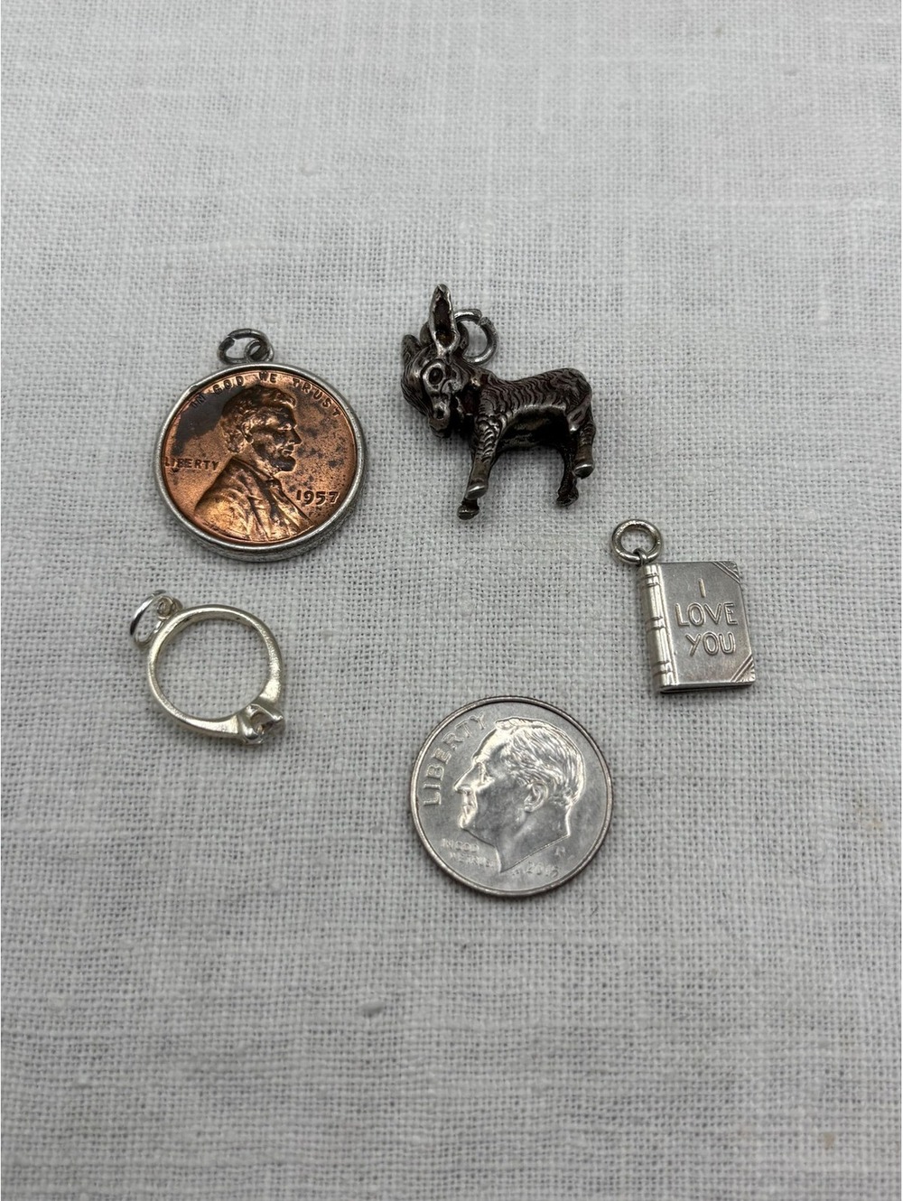 Vintage Sterling Silver Charms